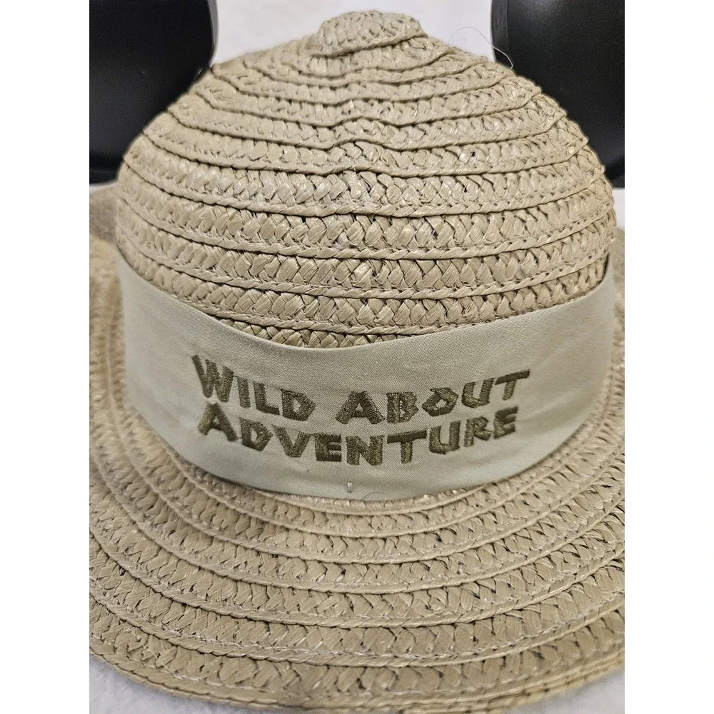 Walt Disney Animal Kingdom Safari Vintage Youth Hat Mickey Mouse Ears 55cm